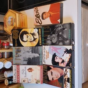 Vintage Elvis Presley vhs lot